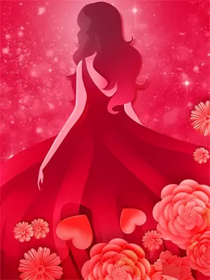 回归校园的美女